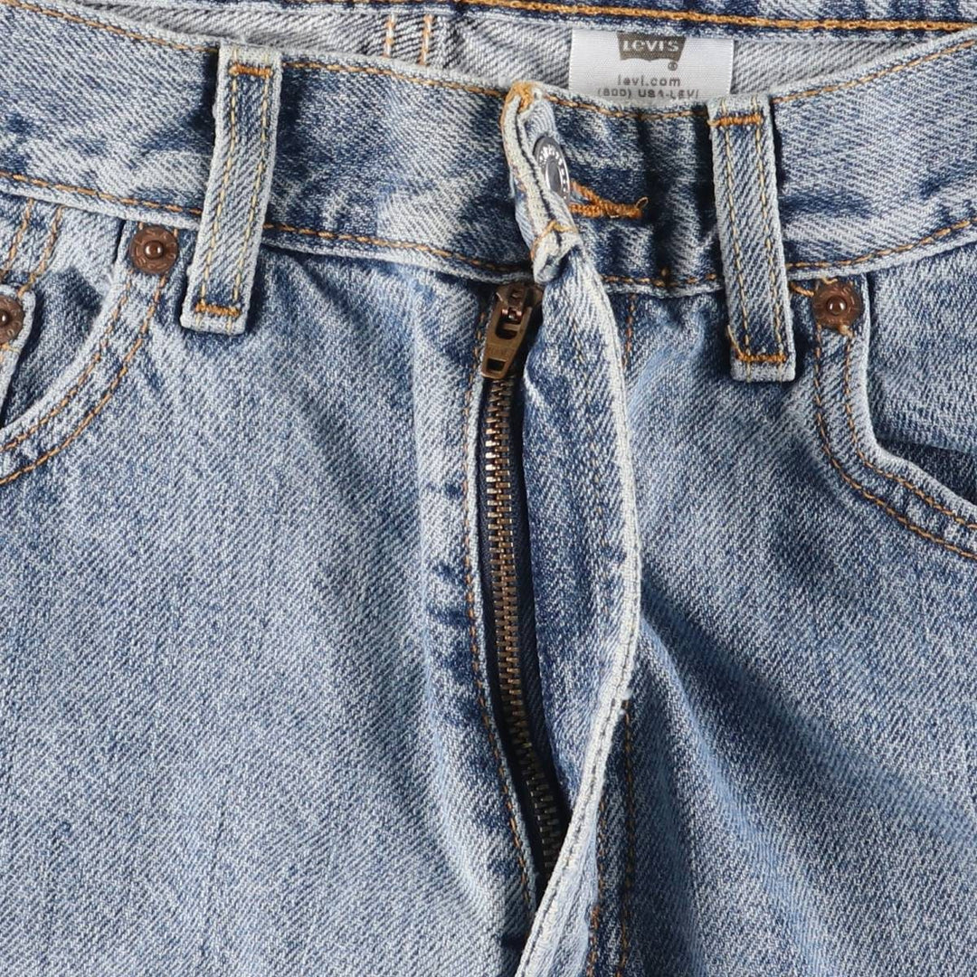Levi's 550 Relaxed Fit Denim Shorts, Men's Size W33 cotton blue type Vintage Second Hand