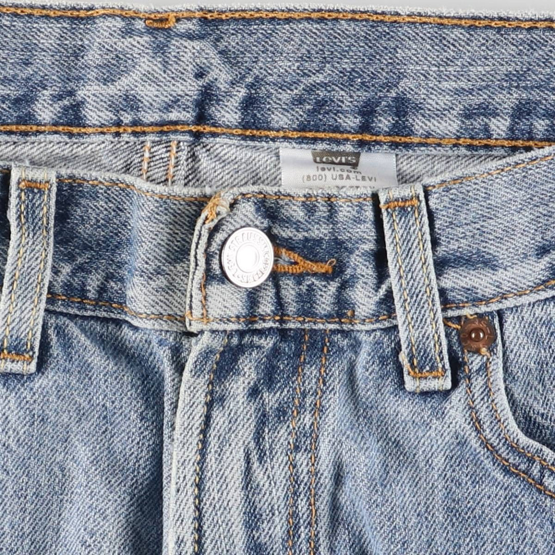 Levi's 550 Relaxed Fit Denim Shorts, Men's Size W33 cotton blue type Vintage Second Hand