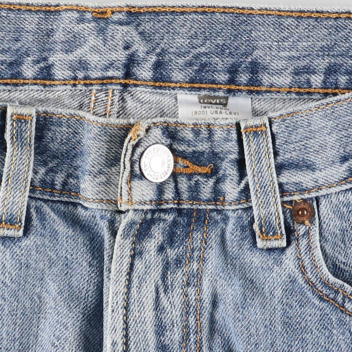 Levi's 550 Relaxed Fit Denim Shorts, Men's Size W33 cotton blue type Vintage Second Hand