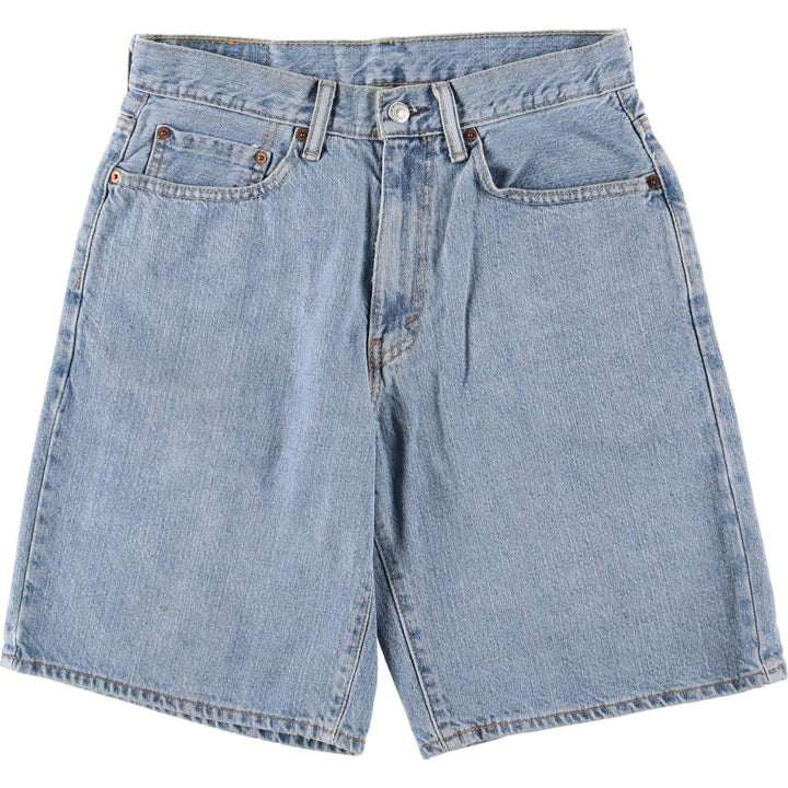 Levi's 550 denim shorts, short pants for men, size W32 cotton blue type Vintage Second Hand