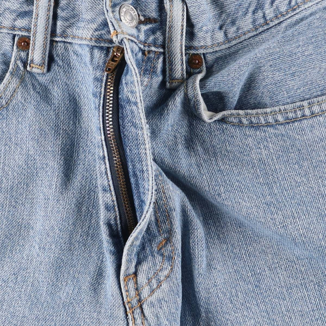 Levi's 550 denim shorts, short pants for men, size W32 cotton blue type Vintage Second Hand