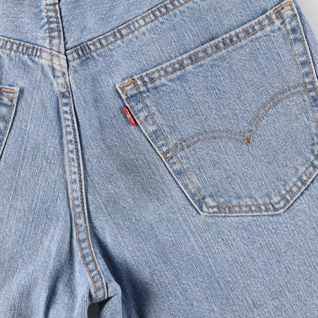 Levi's 550 denim shorts, short pants for men, size W32 cotton blue type Vintage Second Hand