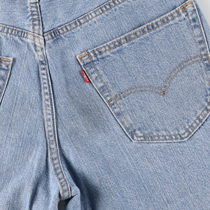 Levi's 550 denim shorts, short pants for men, size W32 cotton blue type Vintage Second Hand