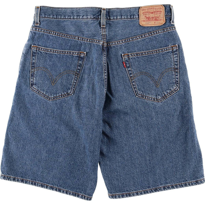 Levi's 550 Relaxed Fit Denim Shorts, Men's Size W34 cotton Indigo Vintage Second Hand