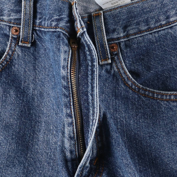 Levi's 550 Relaxed Fit Denim Shorts, Men's Size W34 cotton Indigo Vintage Second Hand