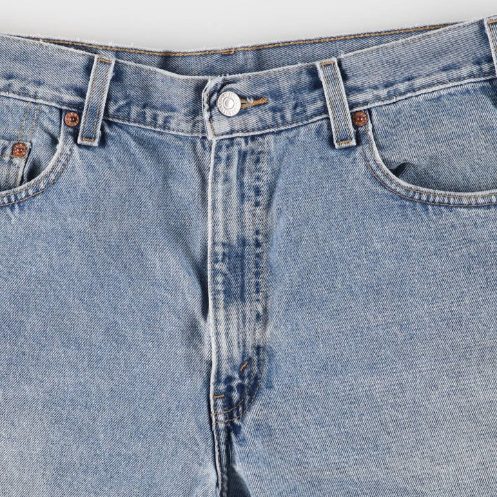 00'S Levi's 550 Relaxed Fit Denim Shorts, Men's W36 cotton blue type Vintage Second Hand