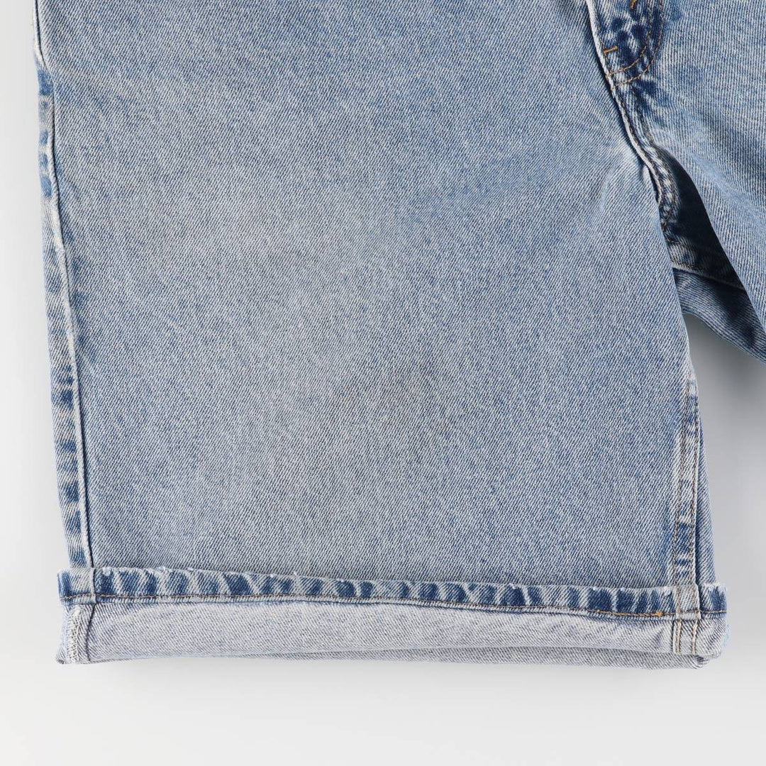 00'S Levi's 550 Relaxed Fit Denim Shorts, Men's W36 cotton blue type Vintage Second Hand
