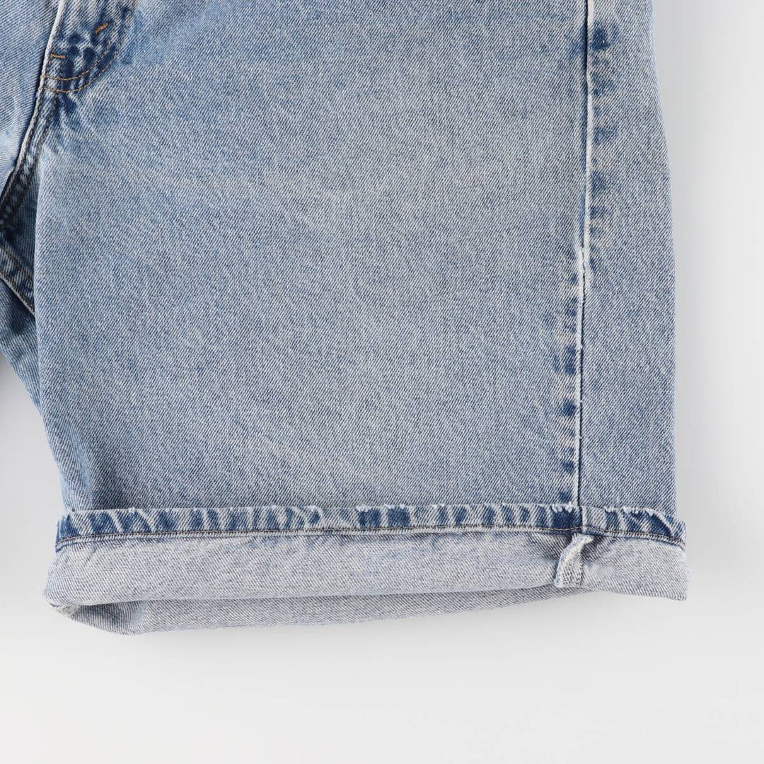 00'S Levi's 550 Relaxed Fit Denim Shorts, Men's W36 cotton blue type Vintage Second Hand