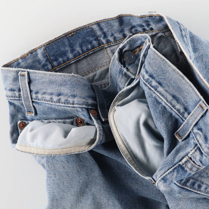 00'S Levi's 550 Relaxed Fit Denim Shorts, Men's W36 cotton blue type Vintage Second Hand