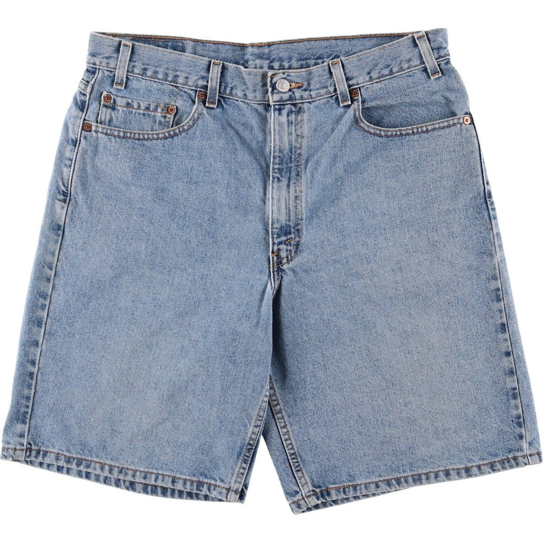 00'S Levi's 550 Relaxed Fit Denim Shorts, Men's Size W38 cotton blue type Vintage Second Hand