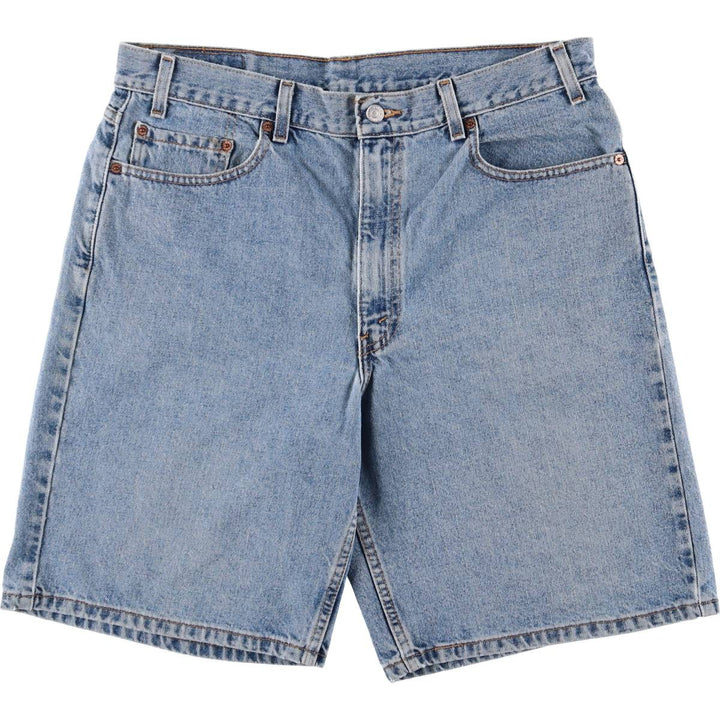 00'S Levi's 550 Relaxed Fit Denim Shorts, Men's Size W38 cotton blue type Vintage Second Hand