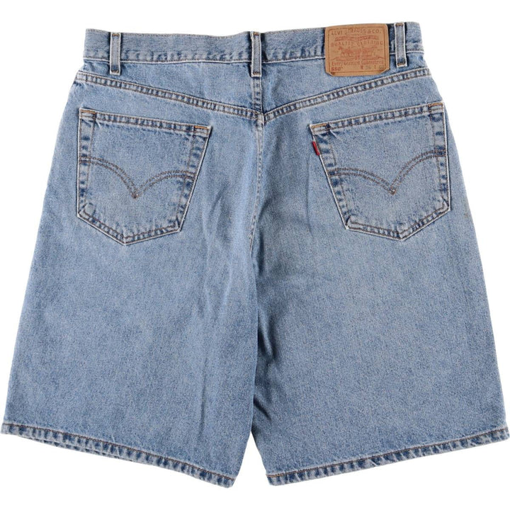 00'S Levi's 550 Relaxed Fit Denim Shorts, Men's Size W38 cotton blue type Vintage Second Hand