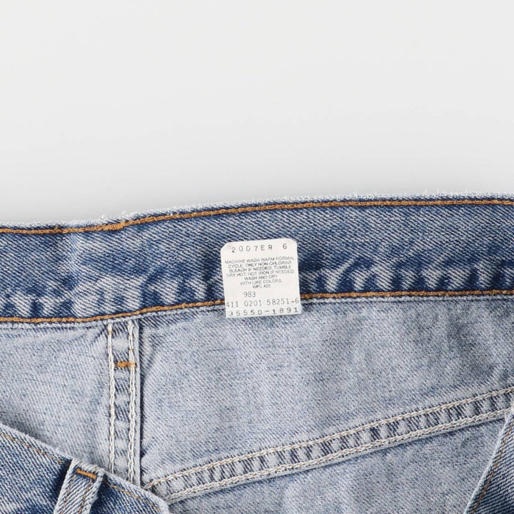 00'S Levi's 550 Relaxed Fit Denim Shorts, Men's Size W38 cotton blue type Vintage Second Hand