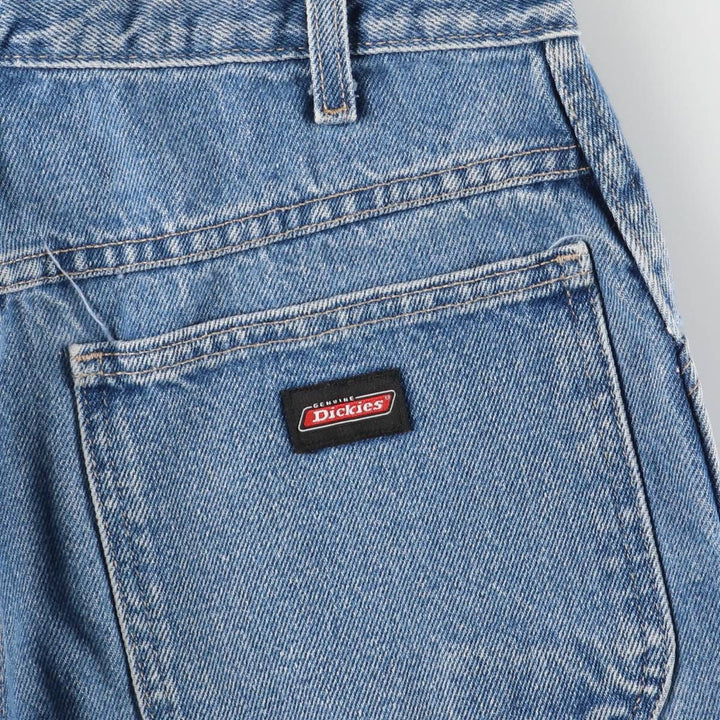 Dickies denim painter shorts, half pants, men's size w34 cotton blue type Vintage Second Hand