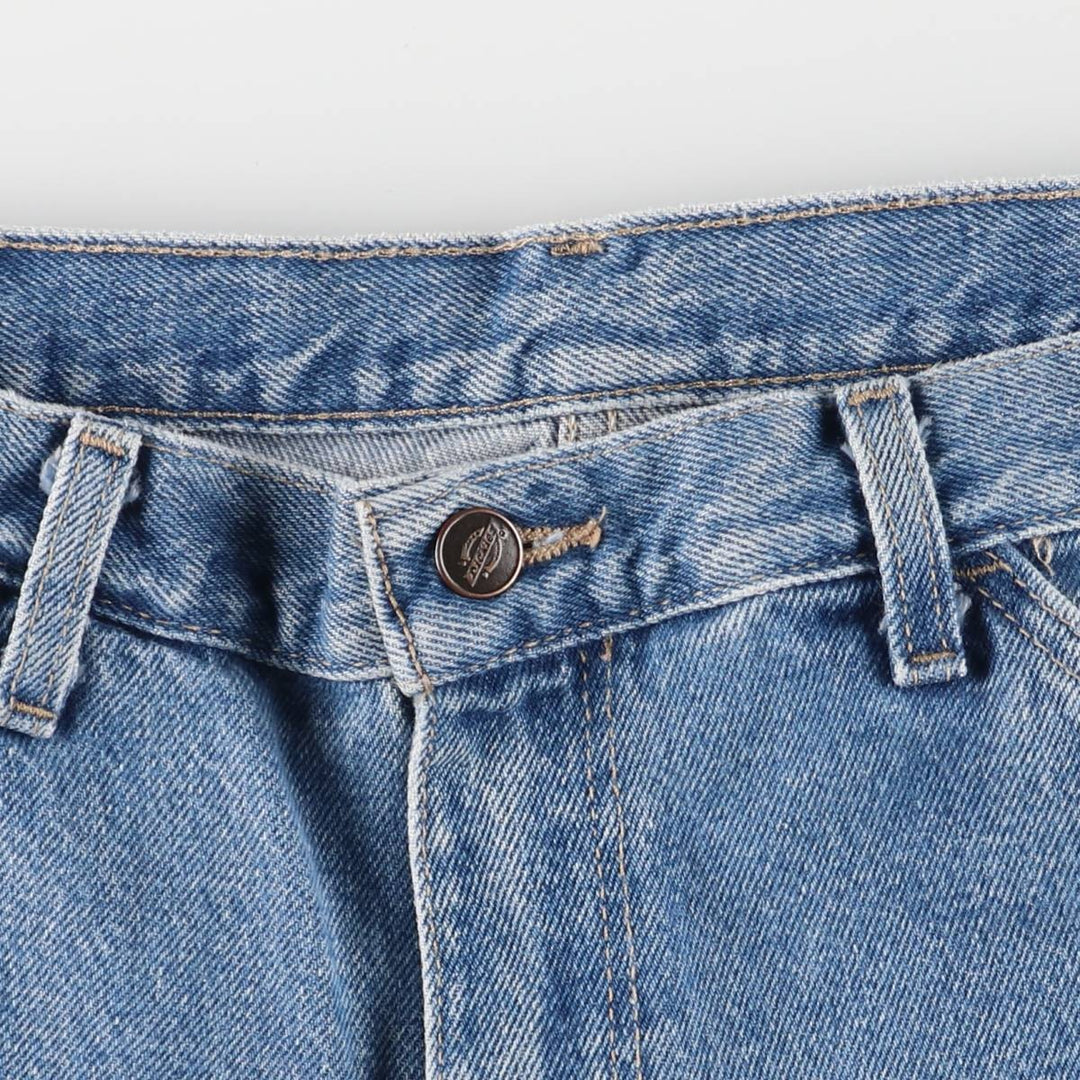 Dickies denim painter shorts, half pants, men's size w34 cotton blue type Vintage Second Hand