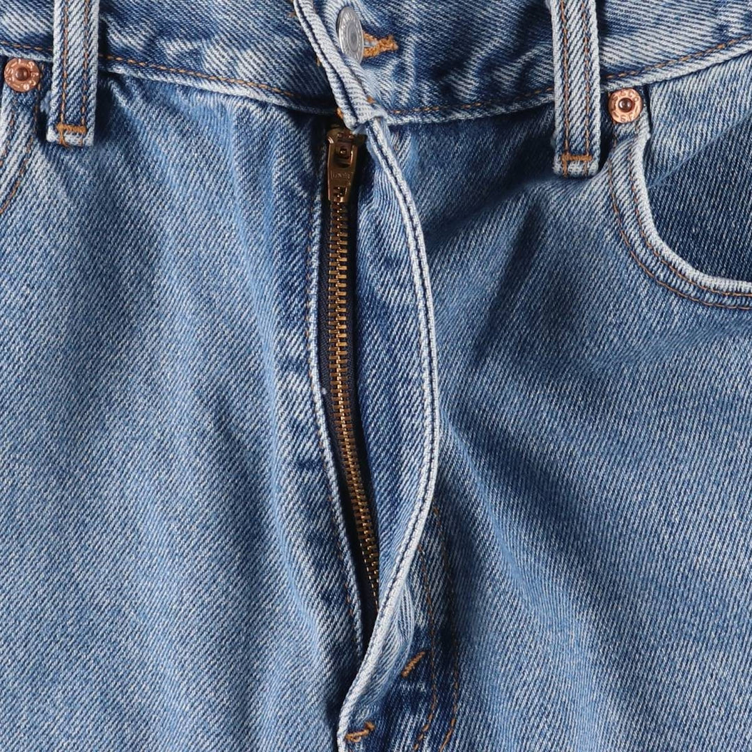 00'S Levi's 550 Relaxed Fit Denim Shorts for Men, Size W36 cotton blue type Vintage Second Hand