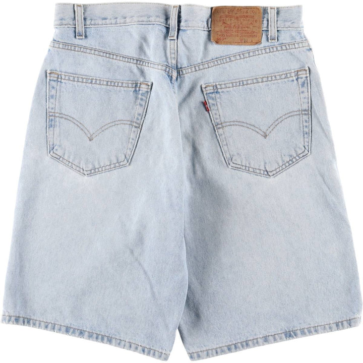 00'S Levi's 550 Relaxed Fit Denim Shorts, Men's, W35 equivalent cotton blue type Vintage Second Hand