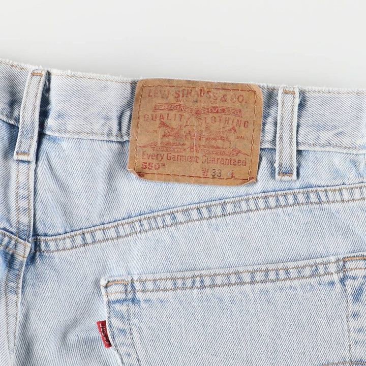 00'S Levi's 550 Relaxed Fit Denim Shorts, Men's, W35 equivalent cotton blue type Vintage Second Hand