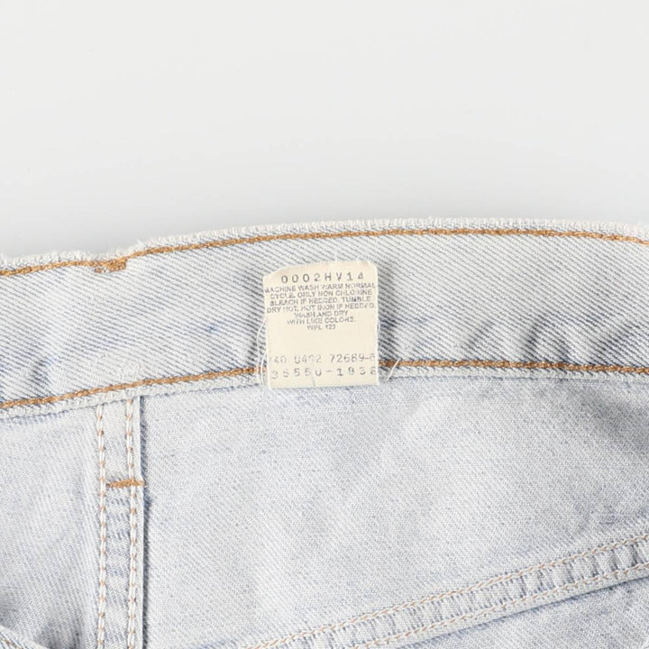 00'S Levi's 550 Relaxed Fit Denim Shorts, Men's, W35 equivalent cotton blue type Vintage Second Hand