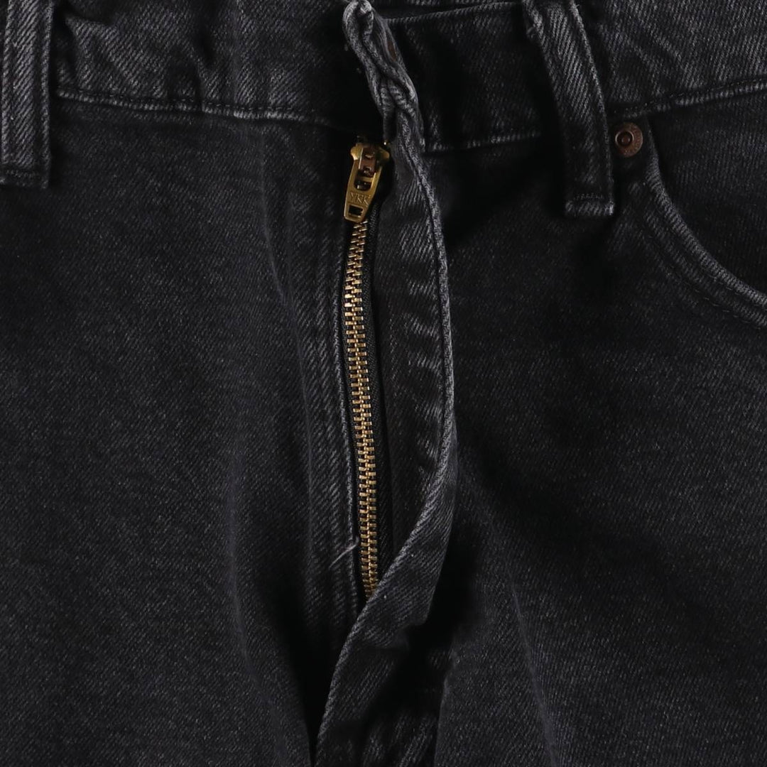 Wrangler Black Denim Shorts, Shorts, Men's, W37 cotton black type Vintage Second Hand