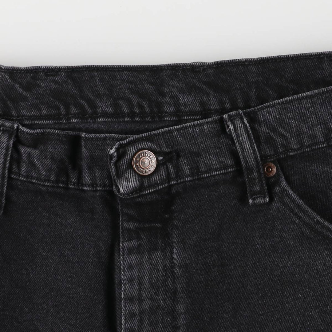 Wrangler Black Denim Shorts, Shorts, Men's, W37 cotton black type Vintage Second Hand