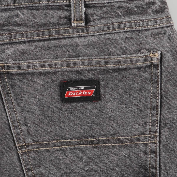 Dickies Black Denim Painter Shorts, Men's, W37 cotton black type Vintage Second Hand