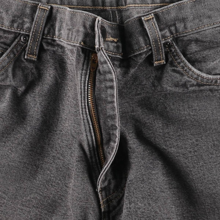 Dickies Black Denim Painter Shorts, Men's, W37 cotton black type Vintage Second Hand