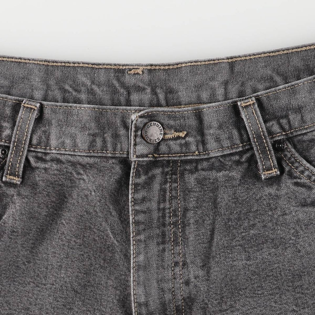 Dickies Black Denim Painter Shorts, Men's, W37 cotton black type Vintage Second Hand
