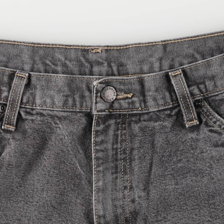Dickies Black Denim Painter Shorts, Men's, W37 cotton black type Vintage Second Hand