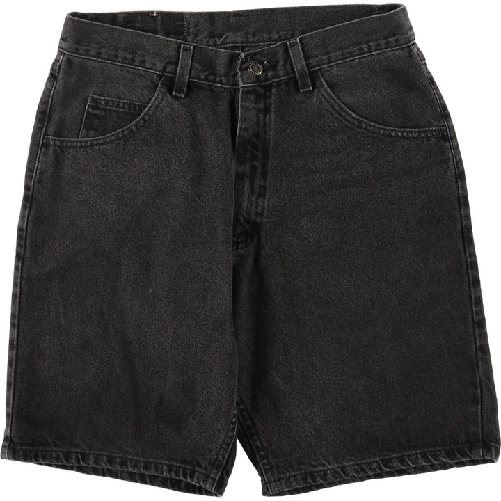 Wrangler Black Denim Shorts, Shorts, Men's, W32 equivalent unclear black type Vintage Second Hand