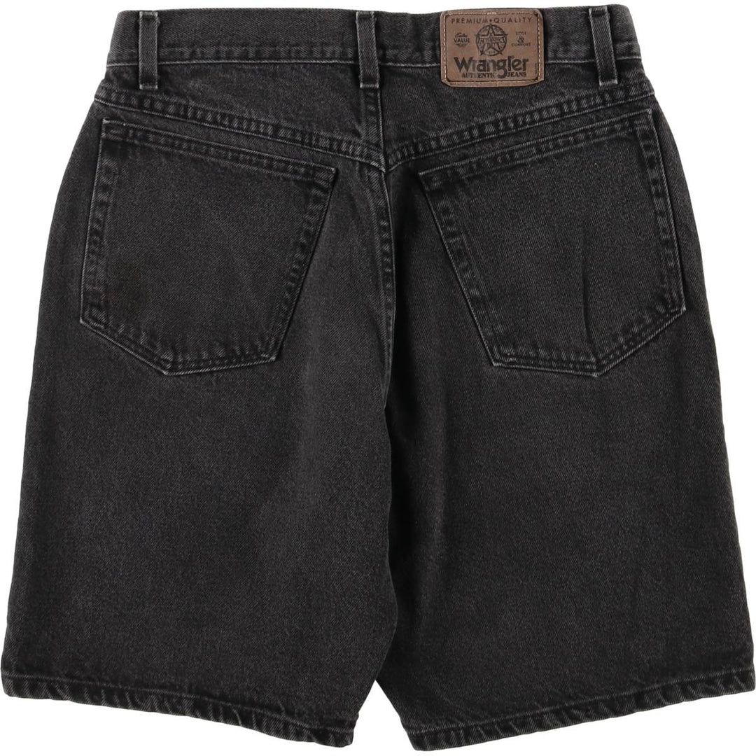 Wrangler Black Denim Shorts, Shorts, Men's, W32 equivalent unclear black type Vintage Second Hand