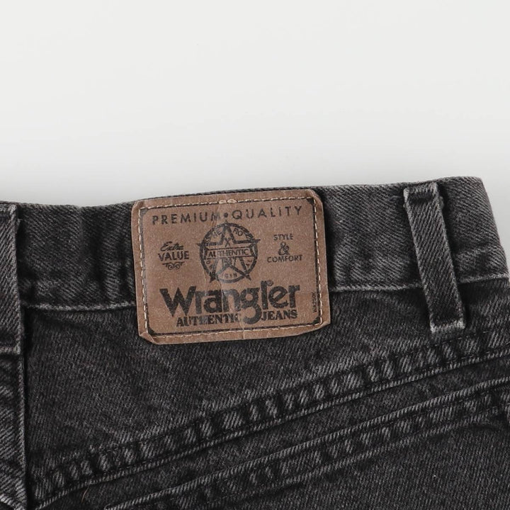 Wrangler Black Denim Shorts, Shorts, Men's, W32 equivalent unclear black type Vintage Second Hand