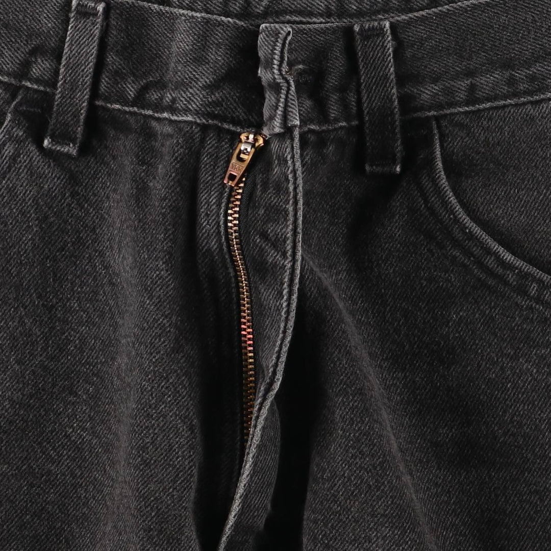 Wrangler Black Denim Shorts, Shorts, Men's, W32 equivalent unclear black type Vintage Second Hand