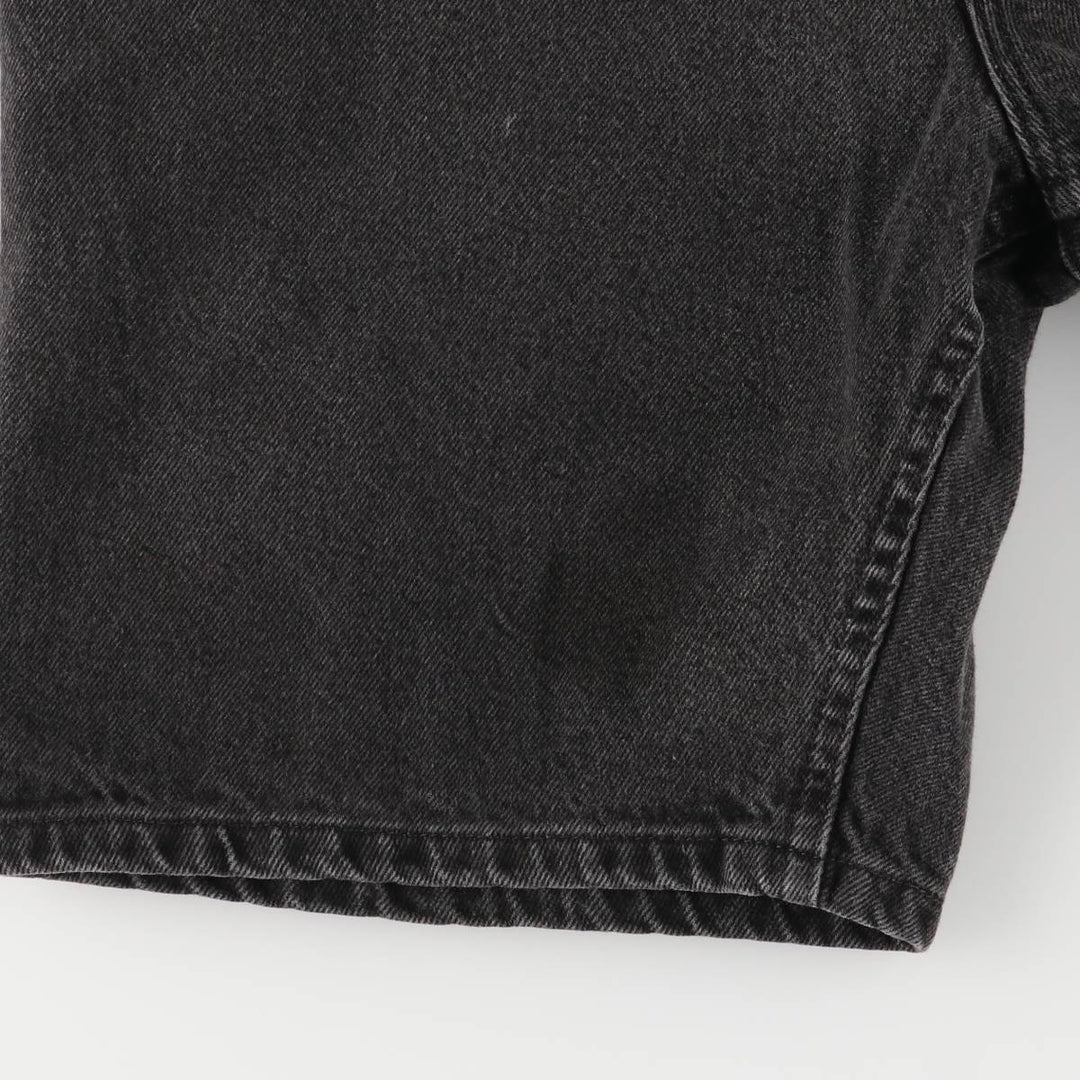 Wrangler Black Denim Shorts, Shorts, Men's, W32 equivalent unclear black type Vintage Second Hand