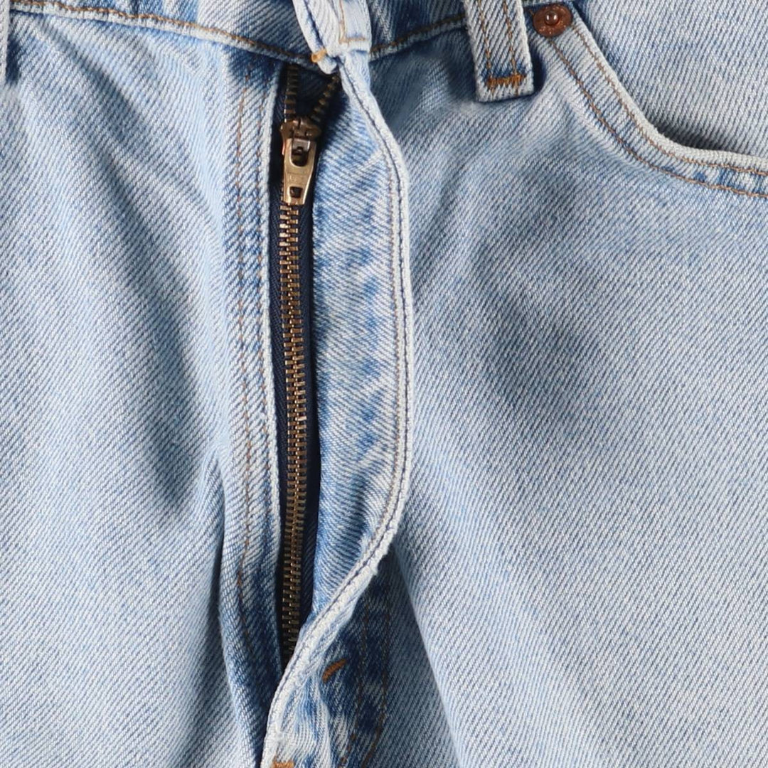 90'S Levi's 550 Relaxed Fit Denim Shorts, Made in USA, Men's W36, Vintage cotton Blue type light blue Vintage Second Hand