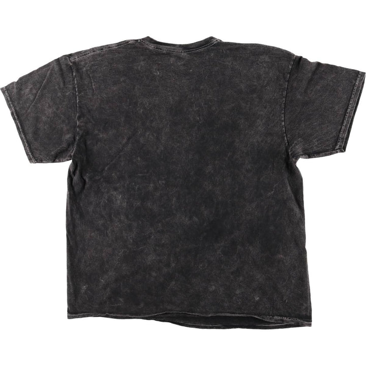 DEF LEPPARD Def Leppard Leopard Pattern Leopard Pattern Band T-shirt Band T Men's L size cotton black type Vintage Second Hand