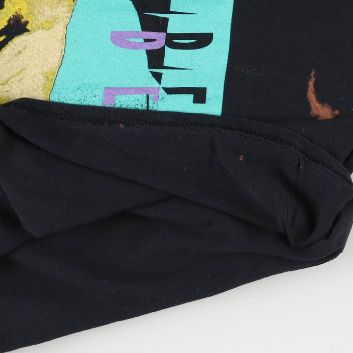 ICE CUBE Rap T-shirt, Men's M size unclear black type Vintage Second Hand