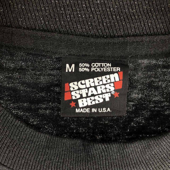 90'S Screen Stars BEST DARE Drug Abuse Prevention Education Printed T-Shirt Made in USA Men's M Size Vintage cotton black type Vintage Second Hand