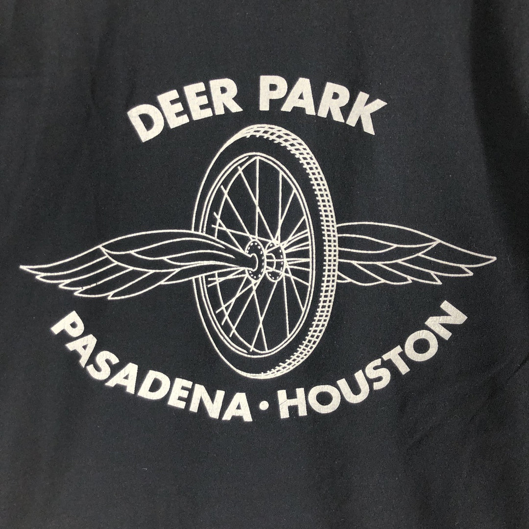 Vintage 80'S GULF COAST SPORTSWEAR printed T-shirt made in USA, size M for men cotton black type Vintage Second Hand