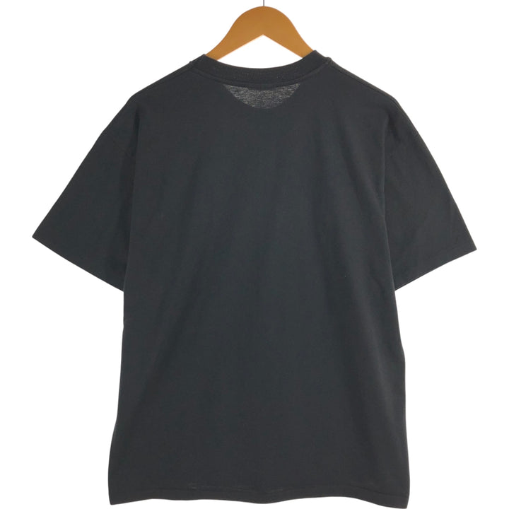 90'S Hanes HEAVYWEIGHT 50 cotton black type Vintage Second Hand