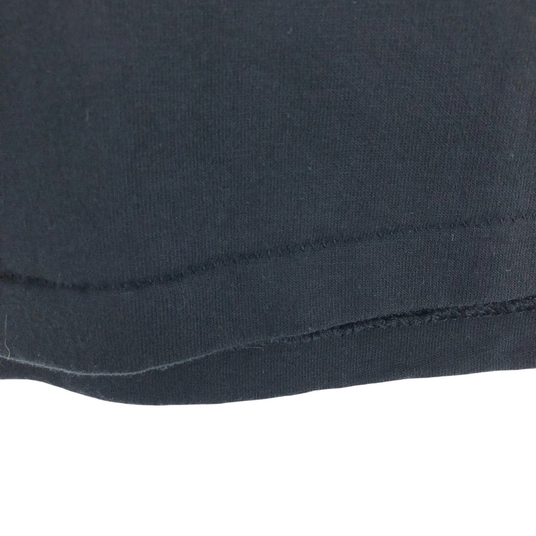 90'S Hanes HEAVYWEIGHT 50 cotton black type Vintage Second Hand
