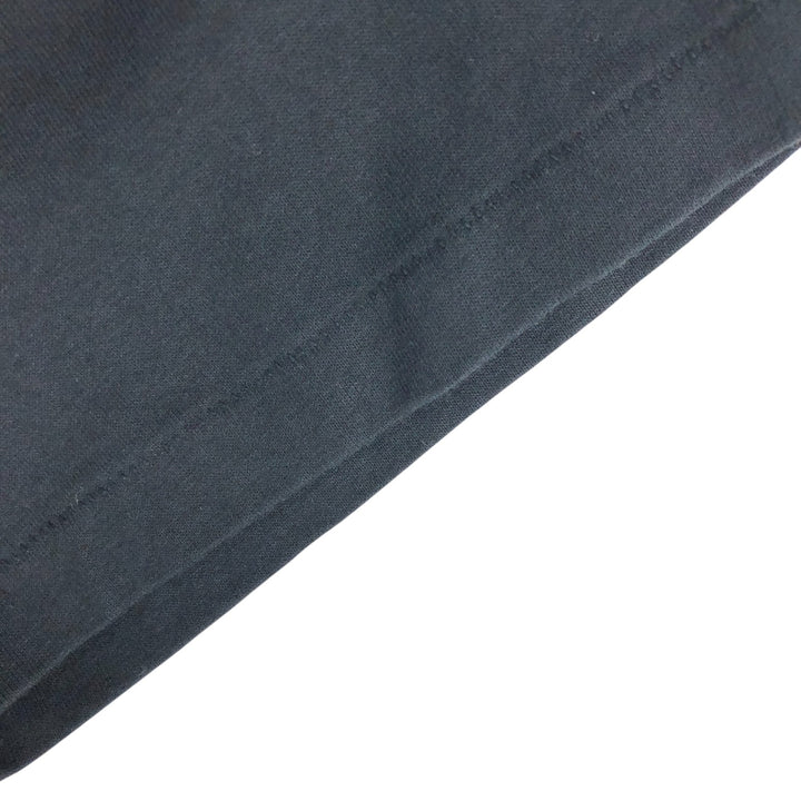 90'S Hanes HEAVYWEIGHT 50 cotton black type Vintage Second Hand