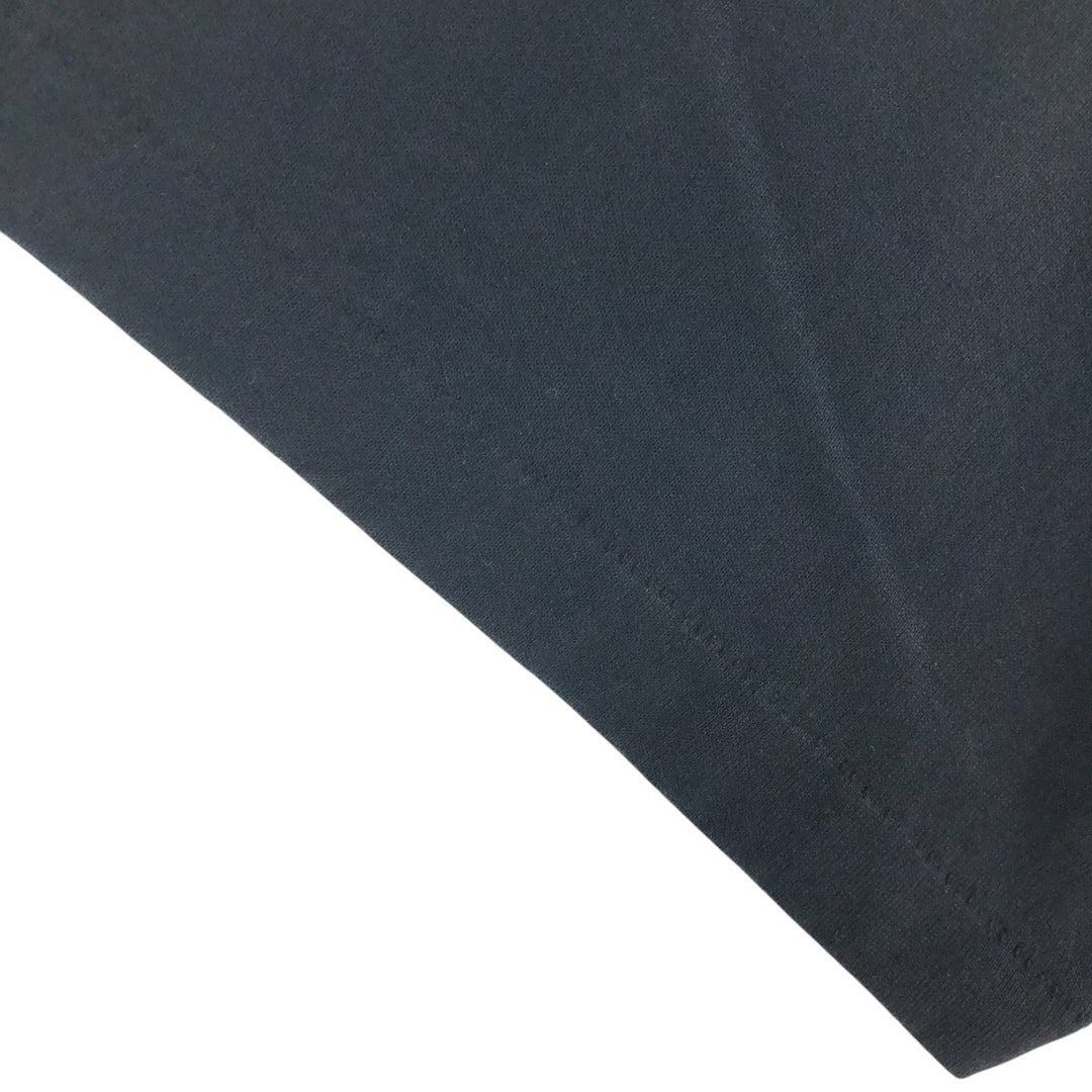 90'S Hanes HEAVYWEIGHT 50 cotton black type Vintage Second Hand