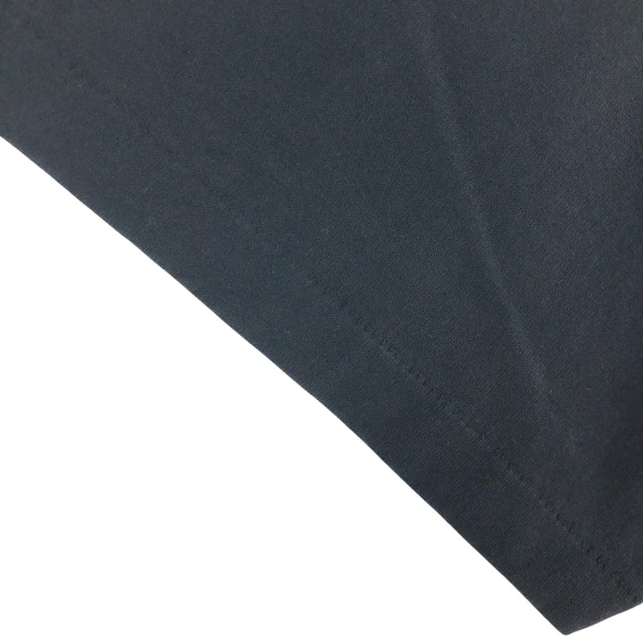 90'S Hanes HEAVYWEIGHT 50 cotton black type Vintage Second Hand