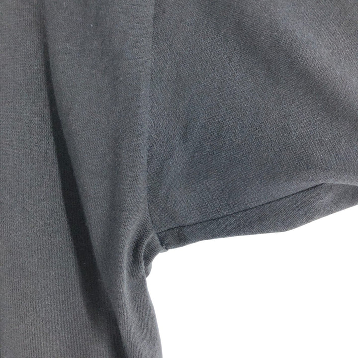 90'S Hanes HEAVYWEIGHT 50 cotton black type Vintage Second Hand