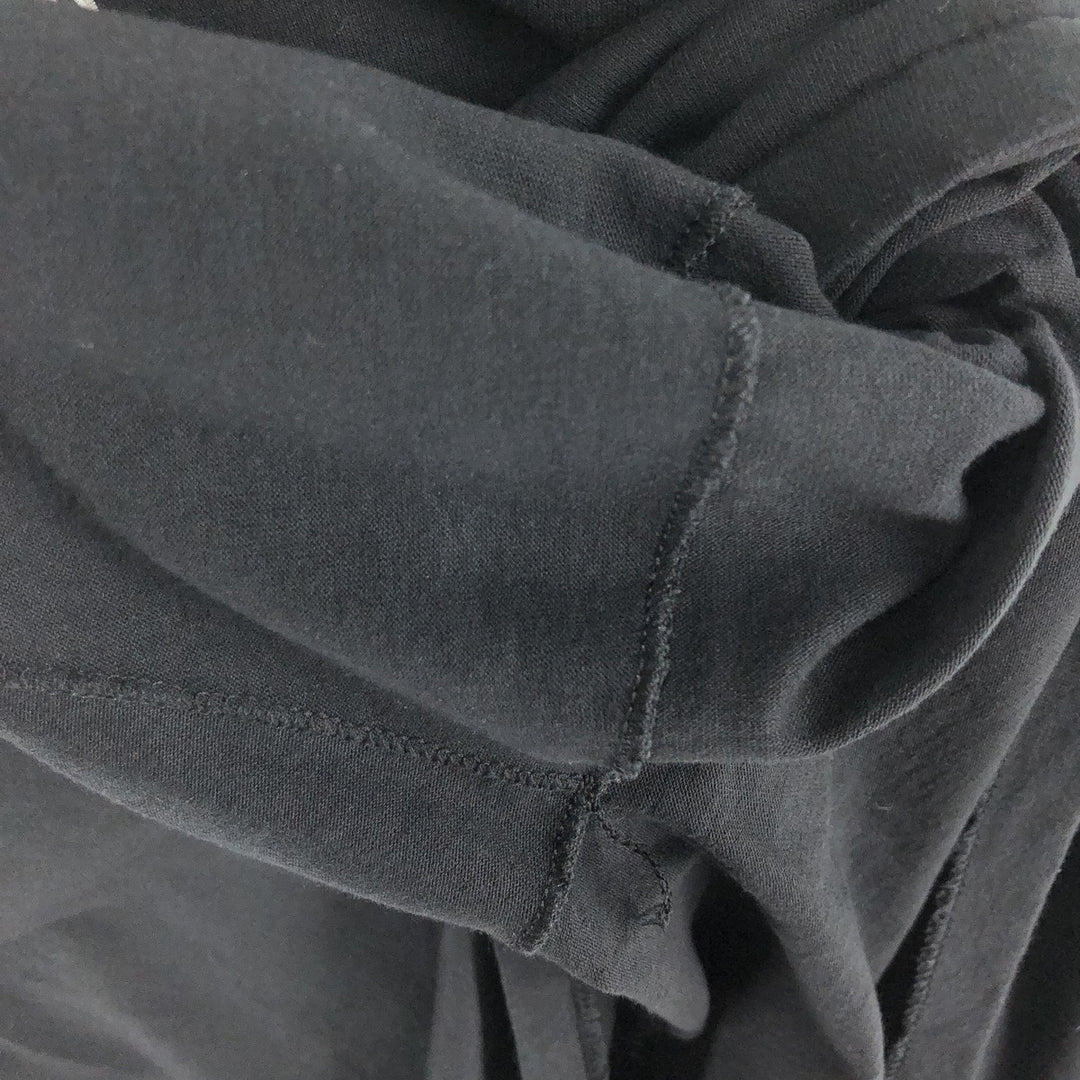90'S Hanes HEAVYWEIGHT 50 cotton black type Vintage Second Hand