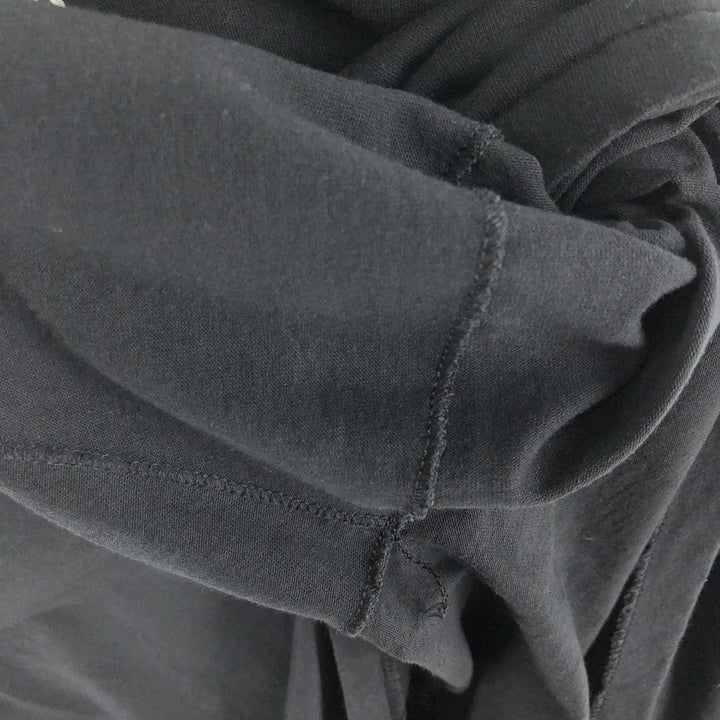 90'S Hanes HEAVYWEIGHT 50 cotton black type Vintage Second Hand