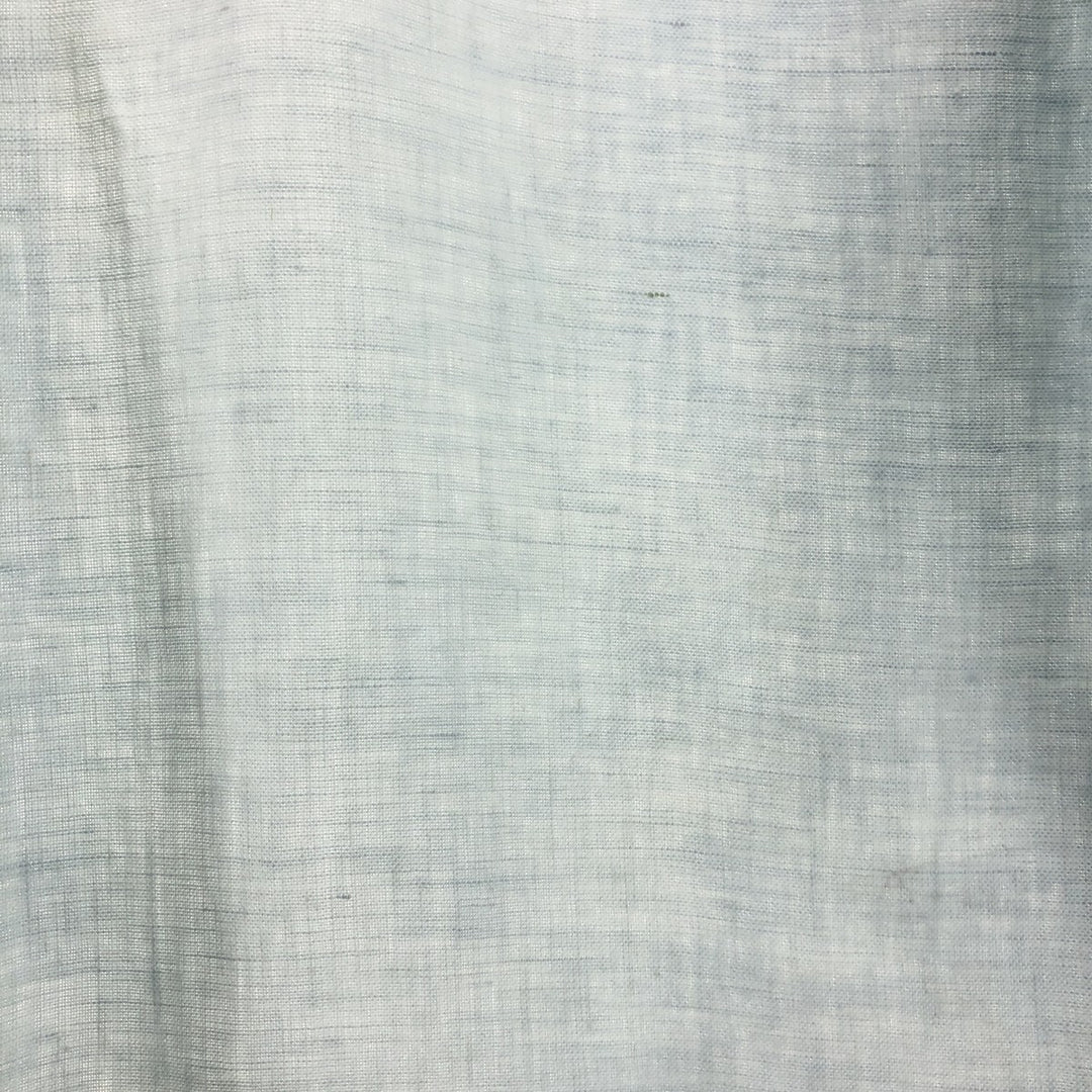 Brooks Brothers IRISH LINEN short sleeve linen button down shirt, men's size M linen Blue type light blue Vintage Second Hand