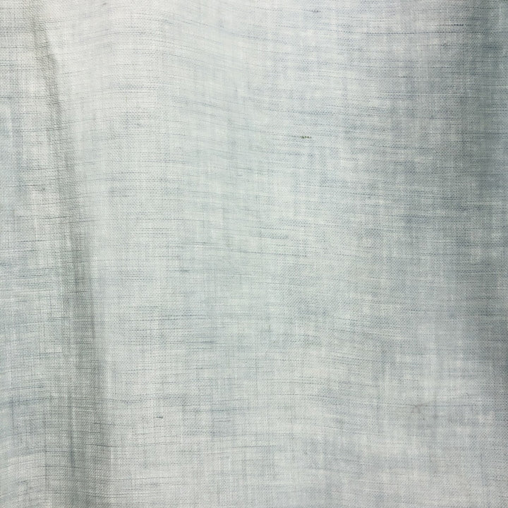 Brooks Brothers IRISH LINEN short sleeve linen button down shirt, men's size M linen Blue type light blue Vintage Second Hand