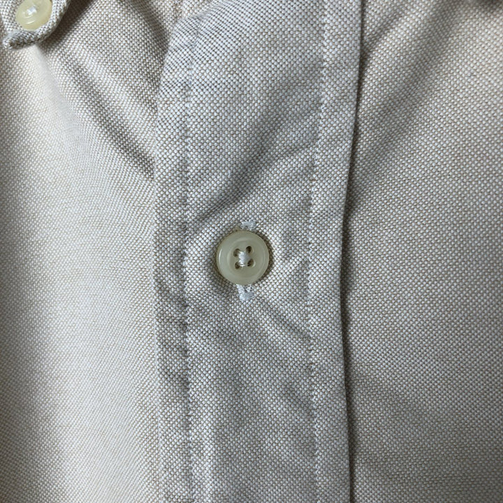 Ralph Lauren YARMOUTH long sleeve button down shirt, men's XL size cotton Beige type Vintage Second Hand